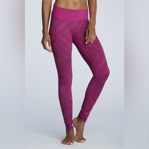 Fabletics Salar Printed PowerHold Leggings XXL Pink Purple Geometric Workout